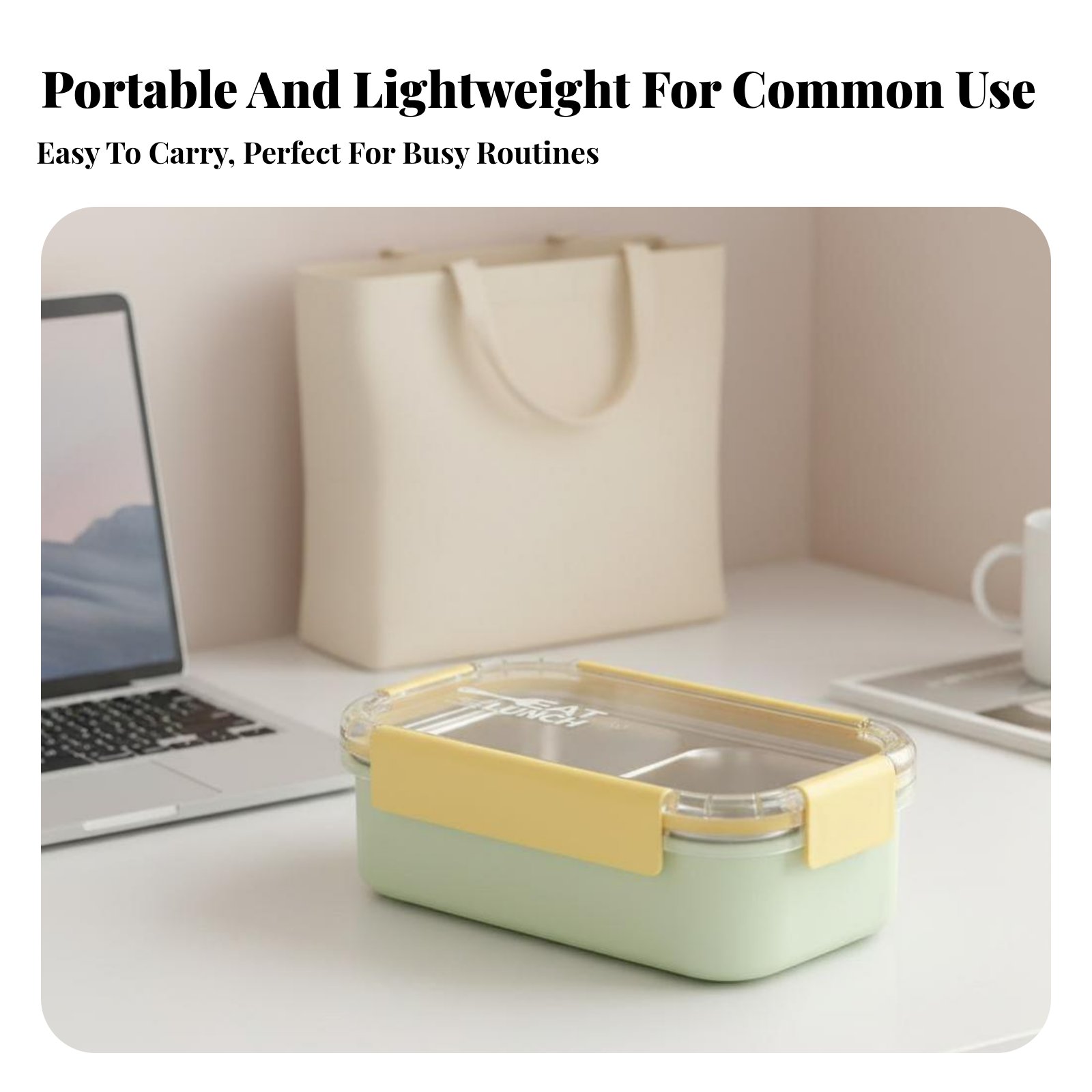 Portable Compartment Lunch Box - Stainless Bento Box review and price