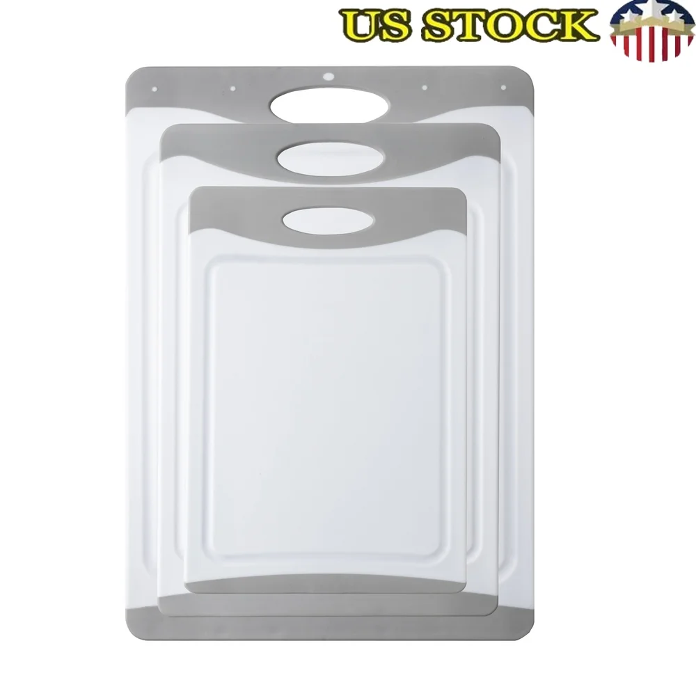 3-Piece Non-Slip Cutting Board - Meal Prep Juice review and price