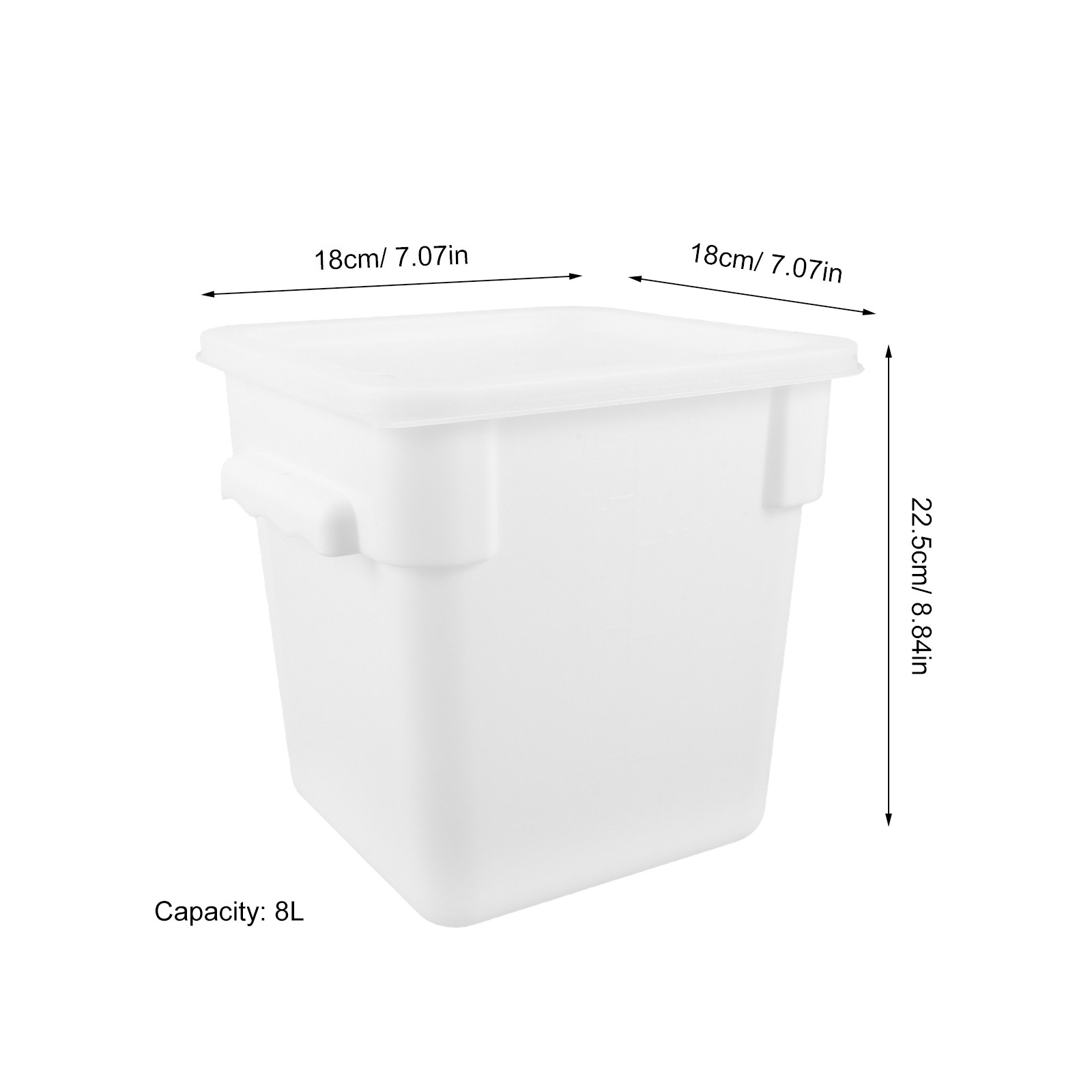 8L Large Square Storage Contai - Meal Prep Juice review and price