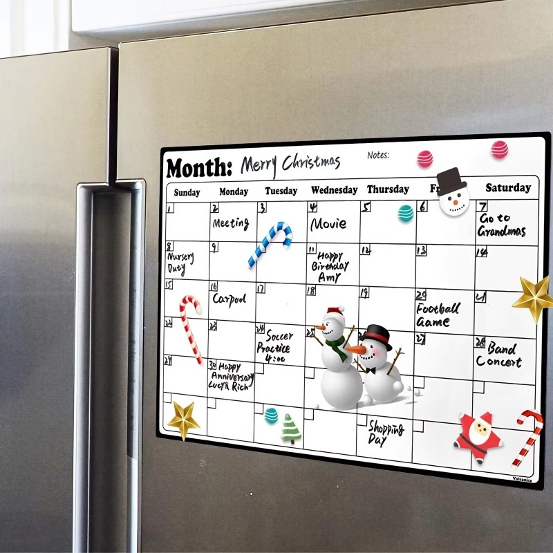 Magnetic Fridge Calendar & Pla - Meal Prep Weekly review and price