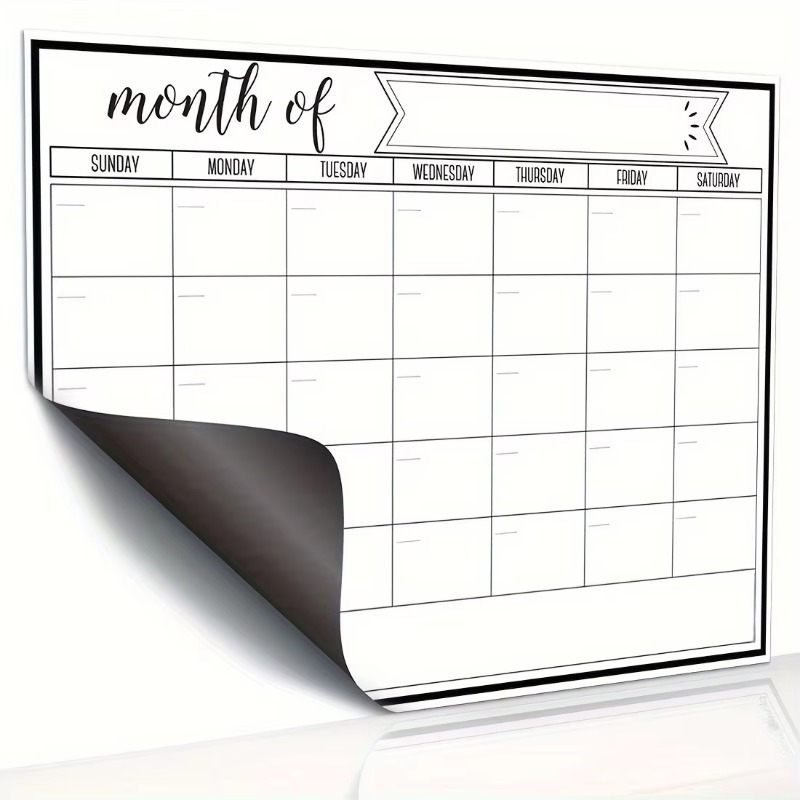 Magnetic Fridge Calendar & Pla - Meal Prep Weekly review and price