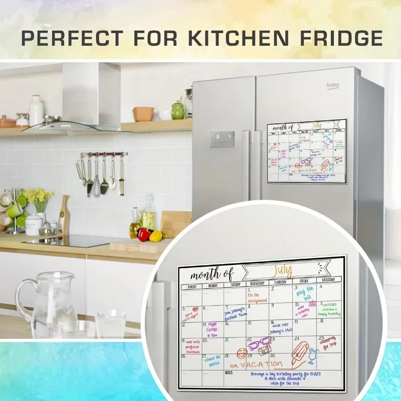 Magnetic Fridge Calendar & Pla - Meal Prep Weekly review and price