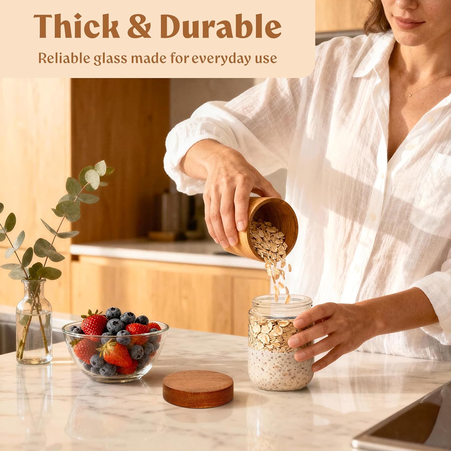 Overnight Oats Containers with - Meal Prep Oatmeal review and price