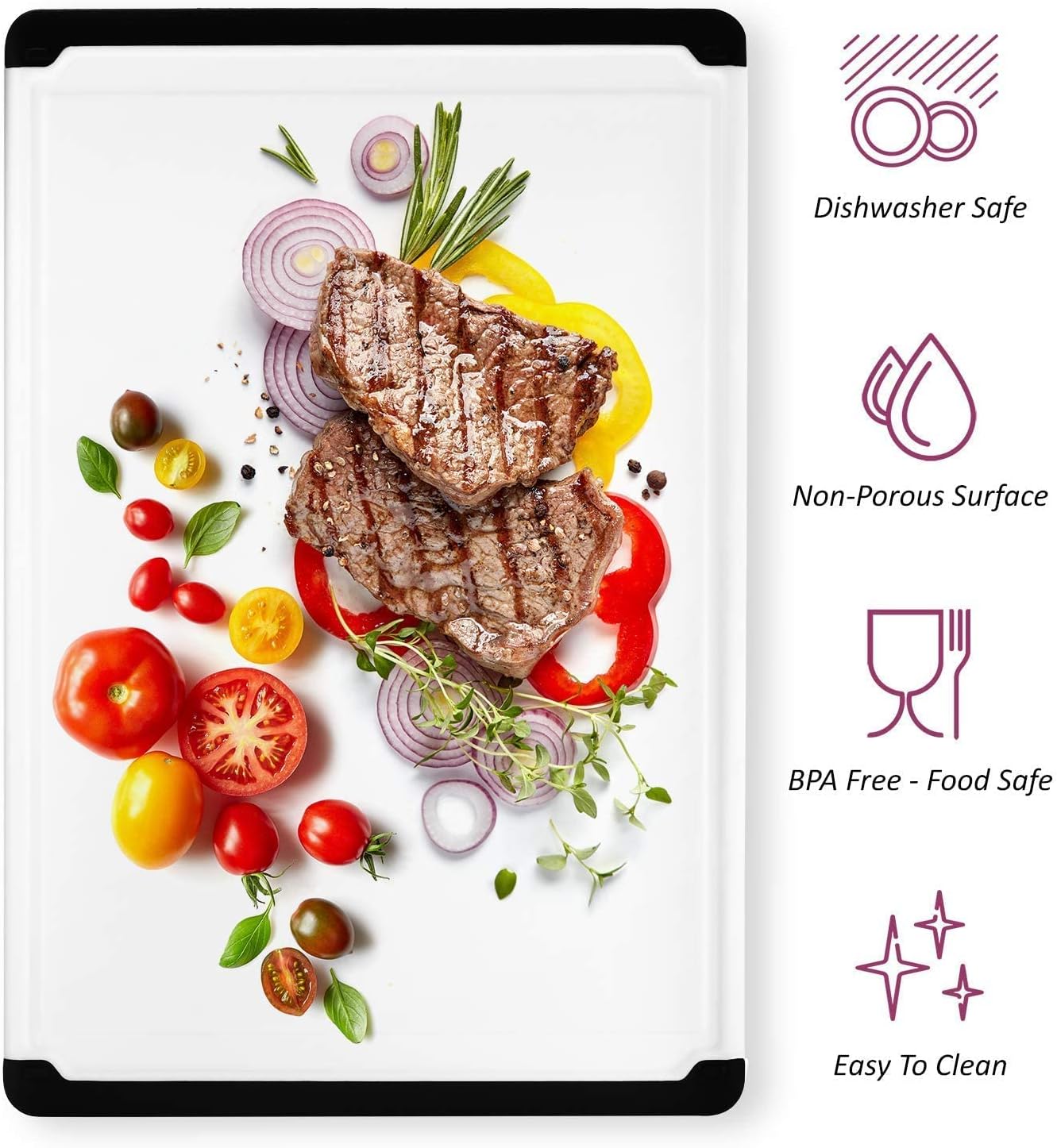 Extra Large Plastic Cutting Bo - Meal Prep Juice review and price