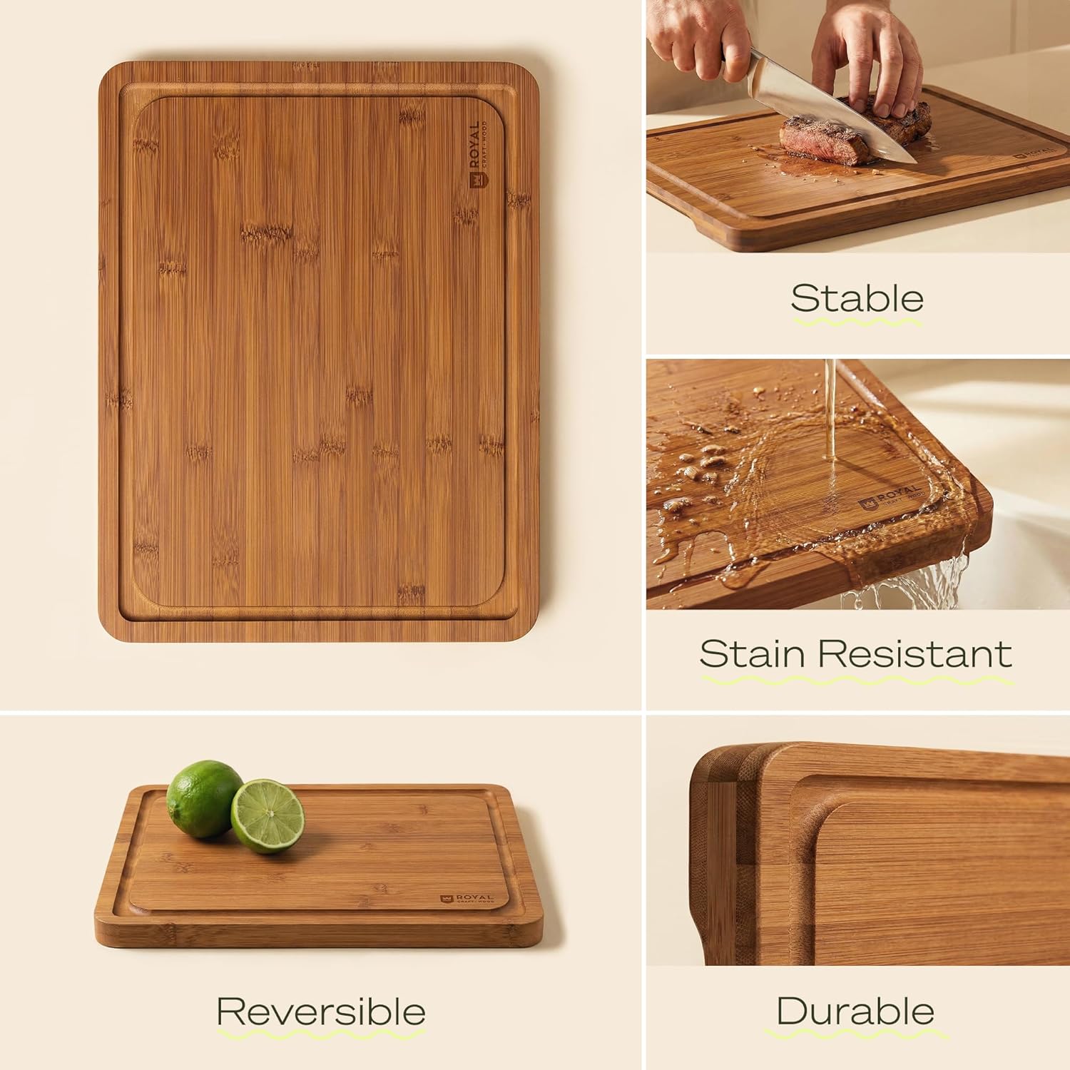 Wooden Cutting Boards for Kitc - Meal Prep Juice review and price