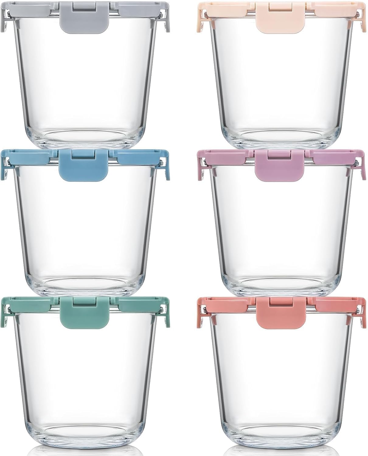 [UPGRADED LID] 6 Sets 3 Cup/24 - Meal Prep Jars With Lids review and price