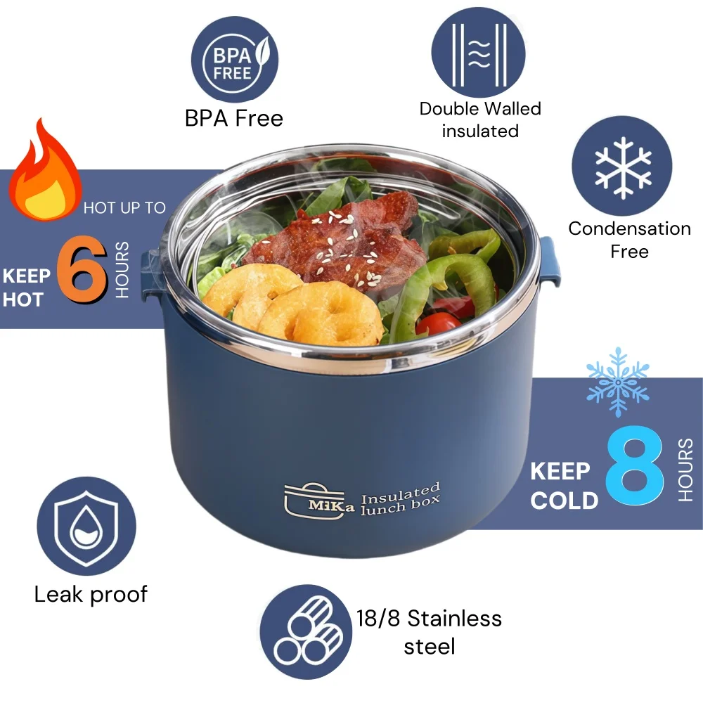 Stainless Thermal Insulation B - Stainless Bento Box review and price