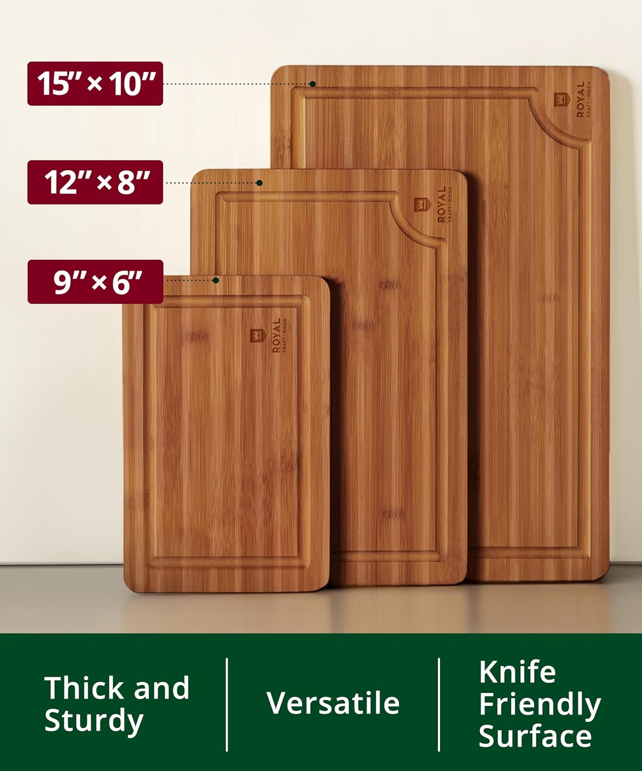 Wooden Cutting Boards for Kitc - Meal Prep Juice review and price