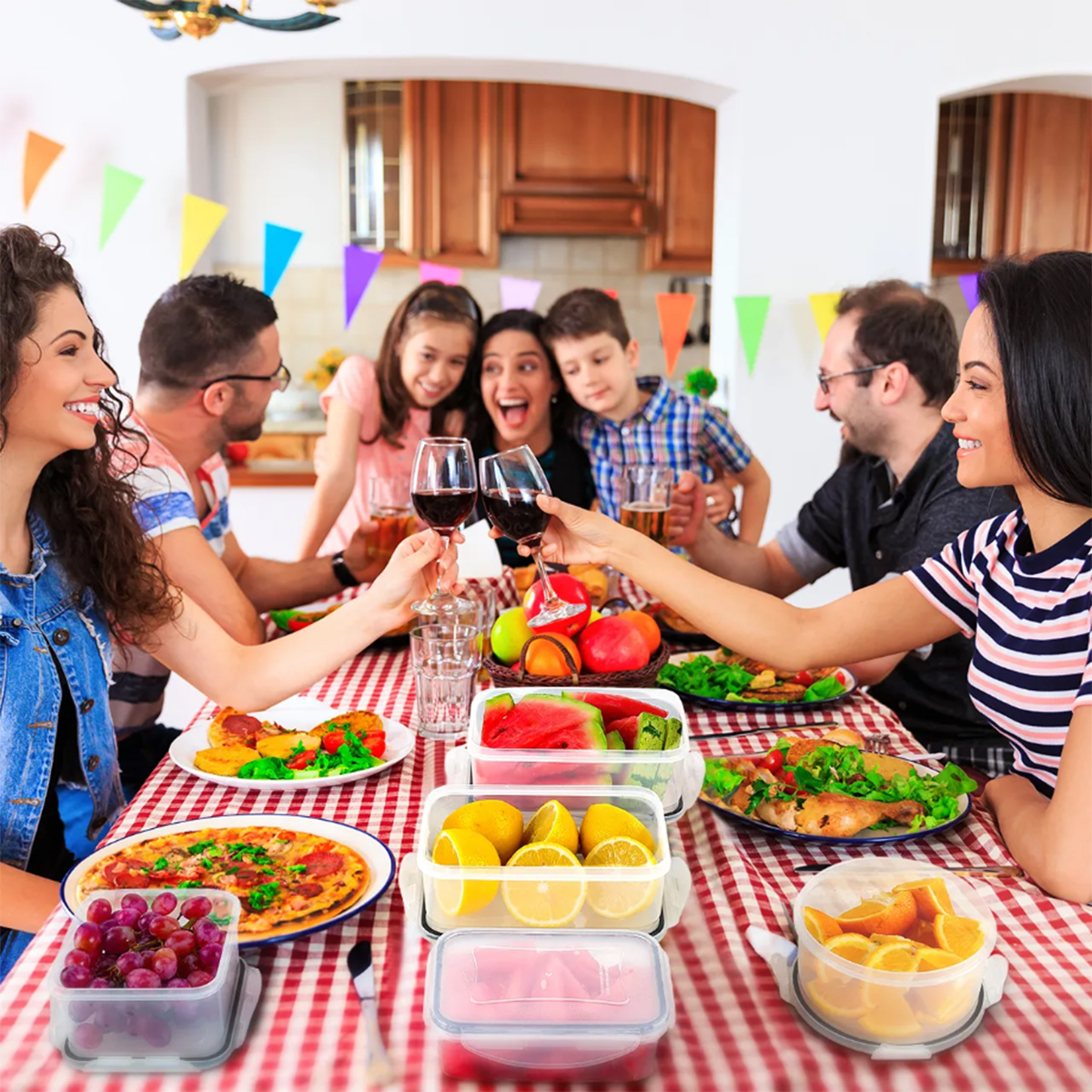 56PCS-Large Family-Size Multi- - Meal Prep Weekly review and price