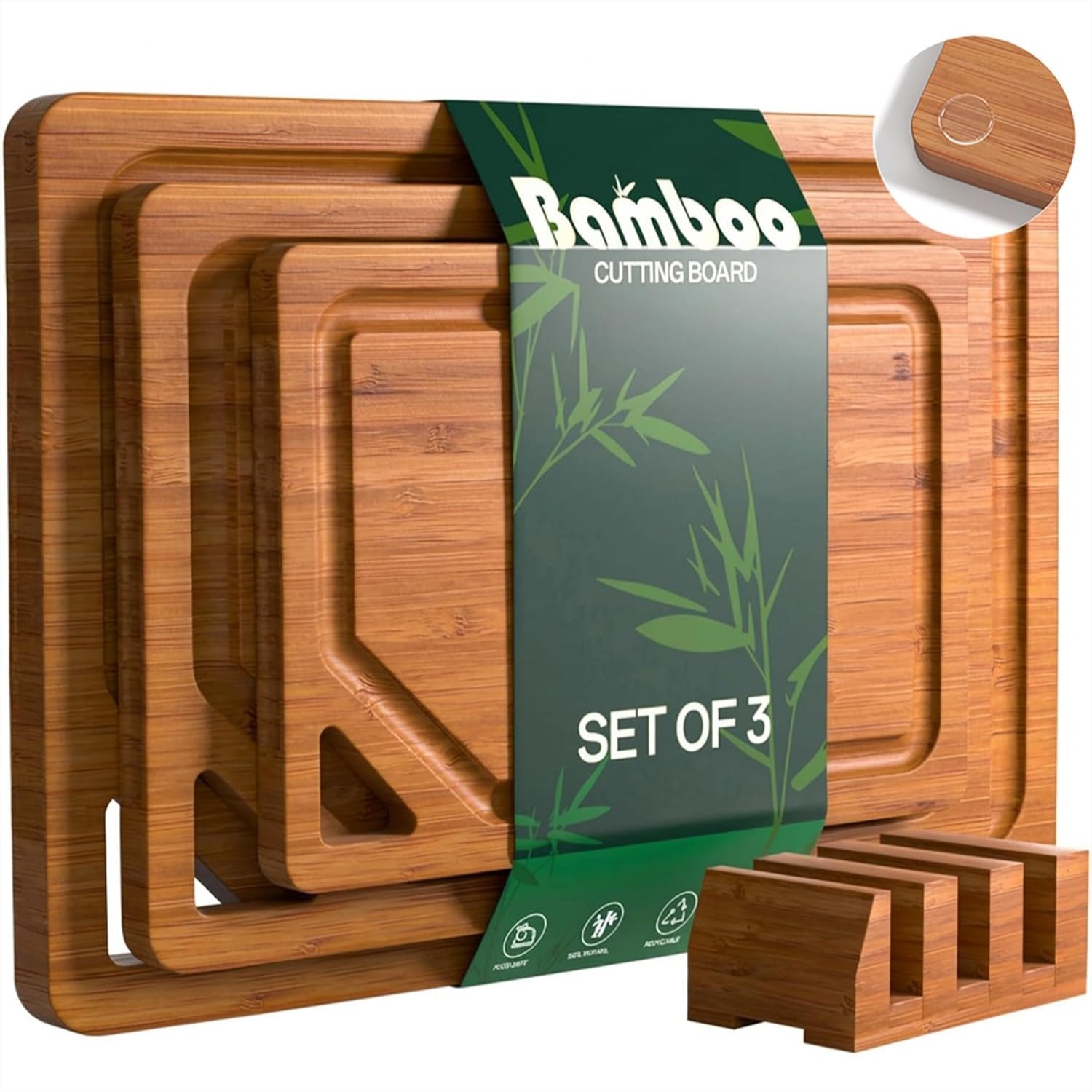 Bamboo Cutting Boards for Kitc - Meal Prep Juice review and price