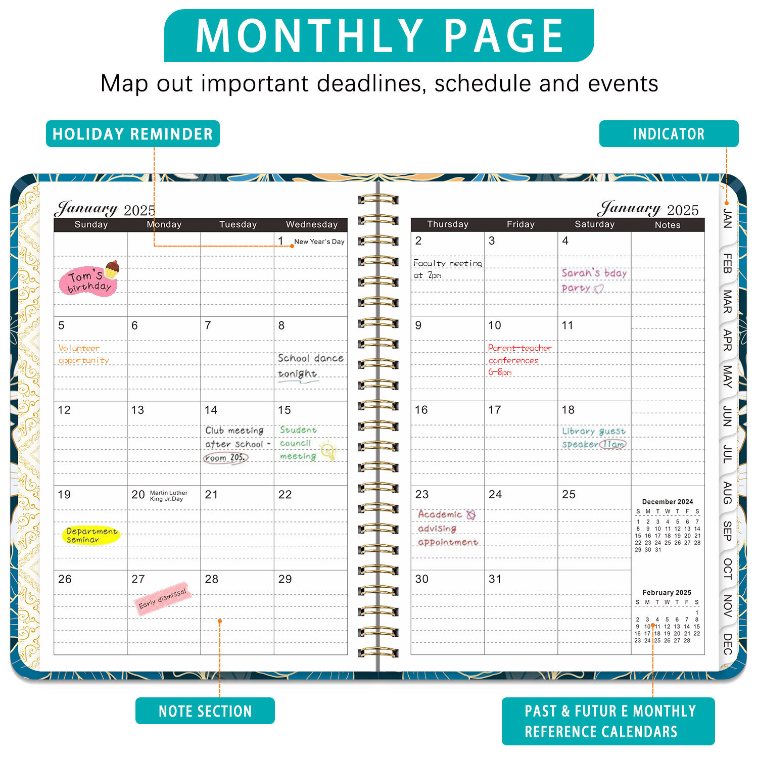 Bview Art 2025 Weekly Planner  - Meal Prep Weekly review and price